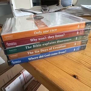 Ken Ham Creation Mini-Series Answers in Genesis 5 DVD Set New Sealed Ken Ham